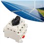 Sectionneur Solaire, Interrupteur-sectionneur 1000V 32A DC Interrupteur coupure rapide Isolateur de circuit photovoltaïque, Inte