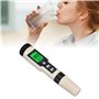 Compteur numérique d'hydrogène, haute précision type stylo H2 mètre testeur de qualité de l'eau avec ATC, LCD PH TDS Sel PPM Tes