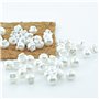 Sixstore Lot de 50 boutons ronds en forme de dôme avec fausses perles pour gilet