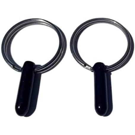 Compatible Petsafe Lot de 2 étiquettes minuscules médaillons d'Identification RFID Collier balises Disque Clé Puce