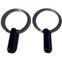 Compatible Petsafe Lot de 2 étiquettes minuscules médaillons d'Identification RFID Collier balises Disque Clé Puce