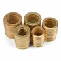 Assortiment de Bagues de Raccord │ 100 pièces │ Ø 9/10/11/12/13 mm │ laiton │ pour charnières de porte Diamètre │ Assortiment de