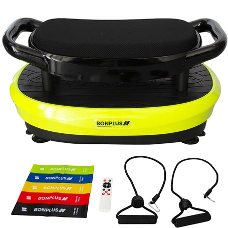Bonplus BP | Plateforme Vibrante avec Siège | Wonder Fit | Rock n Fit | Plaque Vibrante Fitness | Combat la Cellulite | Comprend
