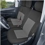 Accesorionline Housses de siège 3 places pour Partner / Berlingo / Proace City / Combo E (modèles Van à partir de 2019) 100 % su