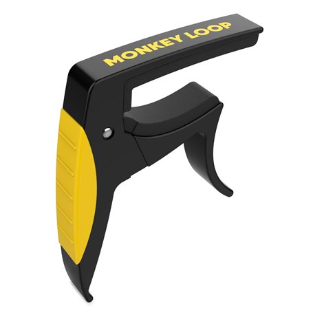 Monkey Loop Prime Capo A/E - Capo pour guitare acoustique et électrique - Capo pour guitare - Protecteur de manche et grip en ca