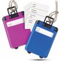2 PCS - Etiquette Valise Avion GAMBC® - étiquette valise - Etiquette Bagage - Accessoires Voyage - étiquette bagage avion + 4 au