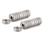 20 Roulements 625ZZ Roulement à billes en acier 5mm x 16mm x 5mm Ensemble de 20pcs Roulement 625ZZ avec billes en acier GCr15. 5