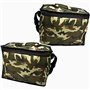 2 x Camouflage Sacs 10L et 8L Repas Isolé Glacière Militaire Refroidisseur Pique-nique Camping Chasse Congélateur Repas Eau Cond