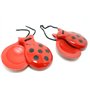 1 paire de petites cagoules rouges et noires taille pour les petits