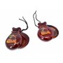 ESPAGNOL CASTANUELES EN BOIS NATUREL POUR ADULTES VERNISÉ avec vernis. Espagne Torro, flamenco et Sévillanes