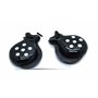 Castagnettes noires pour adultes. Castagnettes noires Castagnettes espagnoles Couleur à pois Couleurs traditionnelles espagnoles