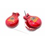 Castagnettes rouges pour adultes. Castagnettes rouges Castagnettes espagnoles Couleurs traditionnelles espagnoles Espagne Souven