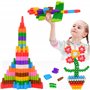 Kids Ensemble de 140 blocs de construction Jouets de construction - Jouets d'apprentissage STEM Ensemble d'apprentissage pour en