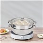 Cuiseur à Vapeur, Batterie De Cuisine En Acier Inoxydable Pot Vapeur Soupe Chaudière Pour La Cuisson Des Légumes Accessoires Com