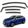 Lot de 4 déflecteurs d'air compatibles avec Renault Captur MK2 modèles 2020 2021 2022 2023 2024 2025