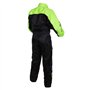 Combinaison Antipluie Motard Nylon Etanche Moto Doublure Reflechissant Fluo XS