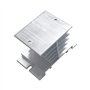 Ocobudbxw Radiateur d'ordinateur SSR Radiateur de Relais à Semi-conducteurs en Aluminium Dissipateur de Chaleur Argent 80x50x50m