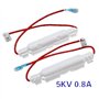 Haveratio 5KV 0.8A Fusible Haute Tension pour Fours à Micro-Ondes Porte-fusible Universel Four à Micro-Ondes Pièces de Rechange