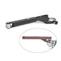 Supports de ponceuse à bande coudée, machine à bande de sable modifiée pour meuleuse coudée 100 pour meuleuse à bois/métal, supp