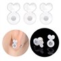 KIIFENG Lot de 6 rehausseurs de boucles d'oreilles en acrylique pour boucles d'oreilles lourdes