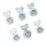 KIIFENG Lot de 6 rehausseurs de boucles d'oreilles en acrylique pour boucles d'oreilles lourdes