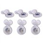 KIIFENG Lot de 6 rehausseurs de boucles d'oreilles en acrylique pour boucles d'oreilles lourdes