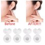 KIIFENG Lot de 6 rehausseurs de boucles d'oreilles en acrylique pour boucles d'oreilles lourdes