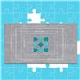 lyrlody Tapis de Rouleau de Puzzle, Rangement de Puzzle Puzzle Saver Rouleau de Puzzle Tapis de Feutre de Rangement de Puzzle Ta