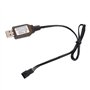 YIBOZI Pour jouet RC 6,4 V 2P 7,4 V 3P Chargeur de batterie Liion Prise télécommande Prise positive USB Chargeur Câble de charge