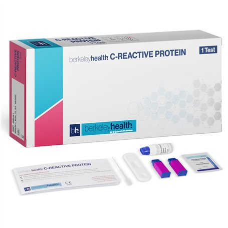 Kit de Test à Domicile pour la Protéine C-Réactive de Berkeley Health | Détecte la Protéine C-Réactive (CRP) dans le Sang Total