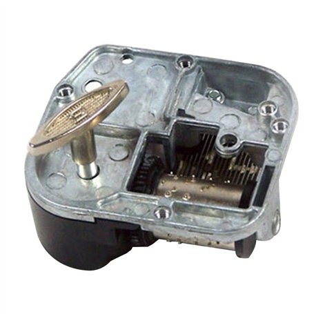 QIIIMSLSS Boîte à musique 8 tons Mouvement mécanique mécanique Windup Château musical rotatif dans le ciel ou cadeau d'anniversa