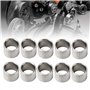 Entretoise en Acier Inoxydable, 10 Pièces 15 Mm OD 12 Mm ID Rondelle Entretoise pour Accessoires de Maison et de Voiture(3515-00