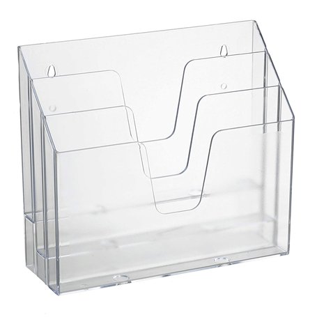 Acrimet Horizontal Trieur Organisateur de Document A4 (Coloeur Transparent Cristal)