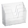 Acrimet Horizontal Trieur Organisateur de Document A4 (Coloeur Transparent Cristal)