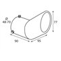Lampa 40892 Embout d'échappement TS-29