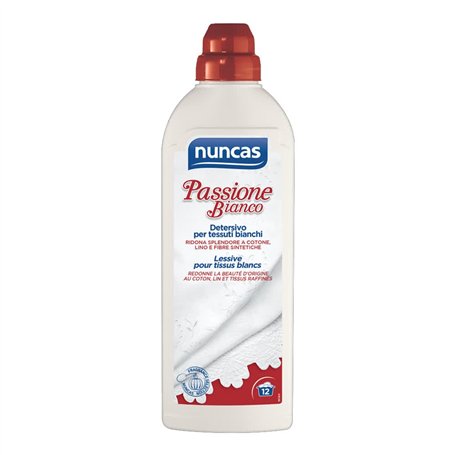 Nuncas Passion Blanc - Lessive Spécifique pour Tissus Blancs - 750ml
