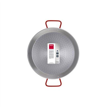 Metaltex - Poêle à paella en acier poli 4 portions 30 cm