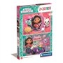 Puzzle - CLEMENTONI - Gabby s Dollhouse - 2 x 20 pieces - Pour enfants a partir de 3 ans - Theme dessins animés