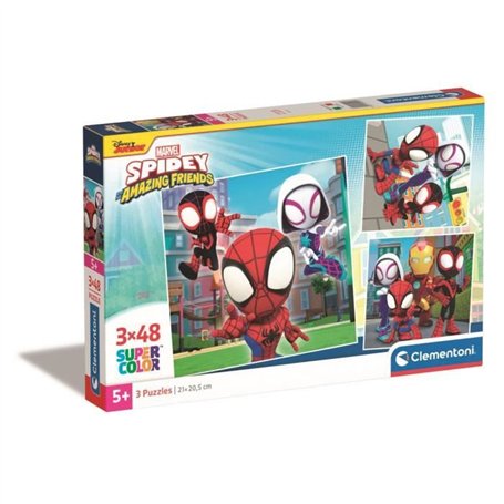 CLEMENTONI - 3x48 pieces - Spidey et ses amis extraordinaires