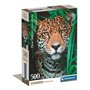 CLEMENTONI - Compact 500 pieces - Jaguar in the jungle