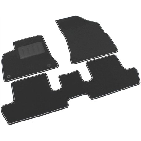 Il Tappeto Auto Tapis Auto antidérapants Moquette Noire