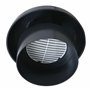 FIRST PLAST CDVM140A-Y CDVM140A Chapeau de Ventilation Tête Esalateur avec Filet Ardoise Diamètre intérieur 140 mm