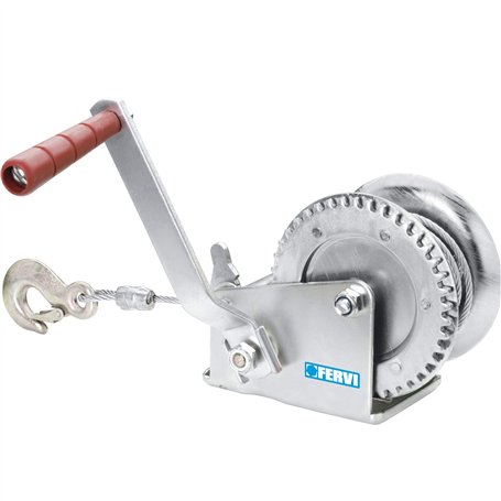 Fervi 0070/C Treuil manuel avec 10 m de câble