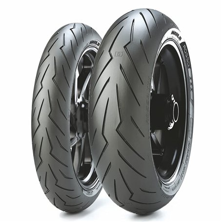 PIRELLI 120/70 ZR17 58W DIABLO ROSSO III TL - 70/70/R17 58W - A/A/70dB - Moto Pneu