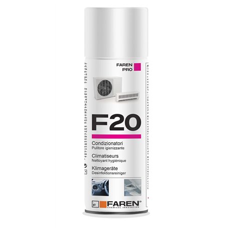 Faren F20 Vaporisateur Spray nettoyeur hygiénisant pour climatiseur 400 ml