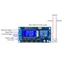 Module de relais de temporisation 5 V 12 V 24 V plage de synchronisation 0.01s-9999min avec écran LCD, prise en charge de l'alim