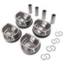 Flynsu 4x Piston de moteur 03C107065CK 03C107065BF Remplacement pour Sk0da V W 1.4 TS1 CAVA CAVB BLG BMY MG avec segments de pis