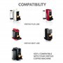 Madama - Bouchon réutilisable pour les capsules Nespresso Vertuo et VertuoLine, rechargeable et compatible. Silicone de qualité