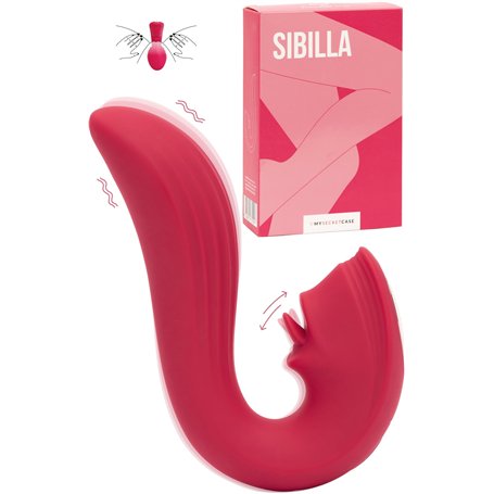 MySecretCase vibromasseur langues point g femme - vibrateur clitoridien