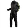 Moto Combinaison Doublure Reflechissant Motard Antipluie Nylon Etanche Fluo L